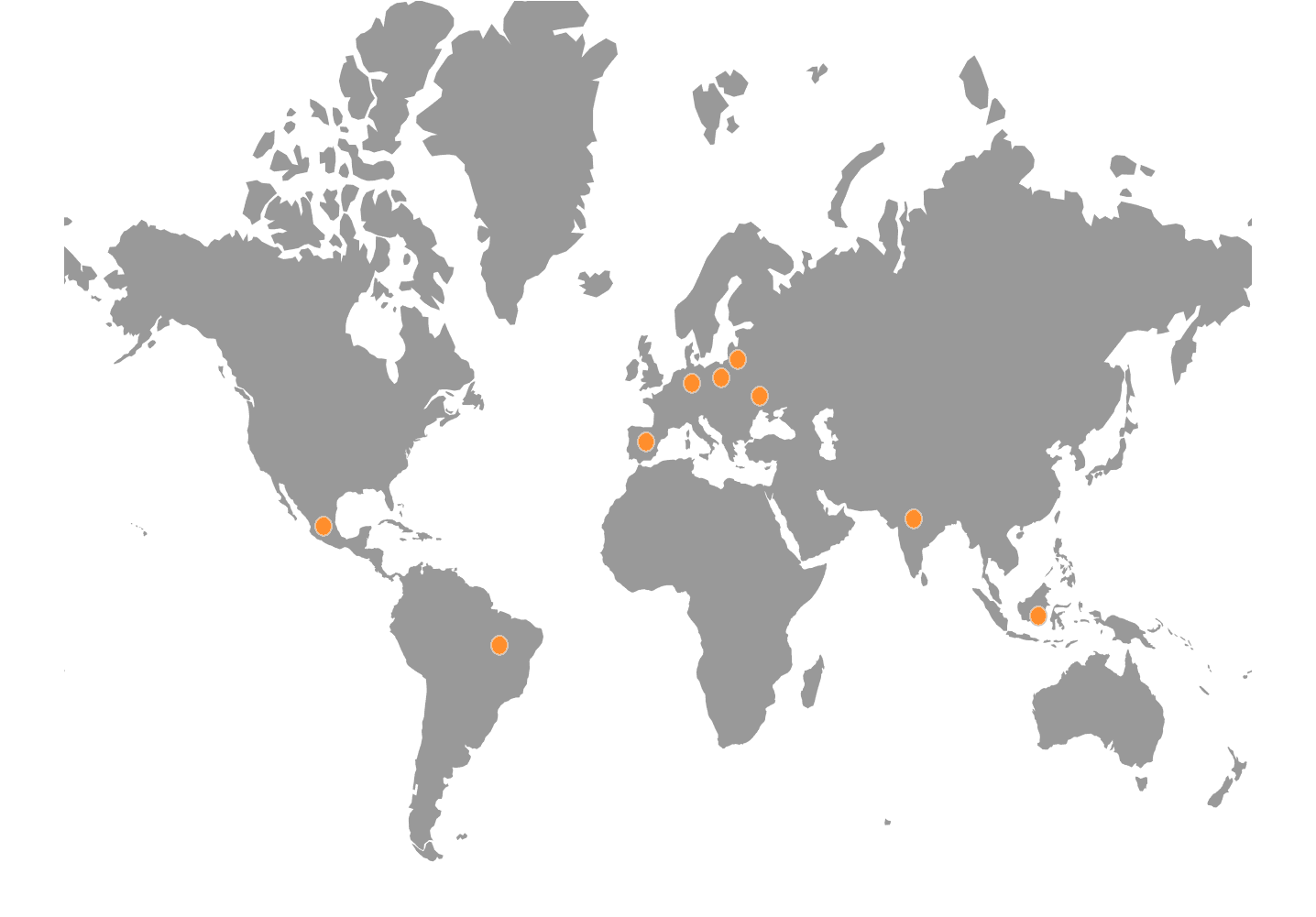 Global presence map