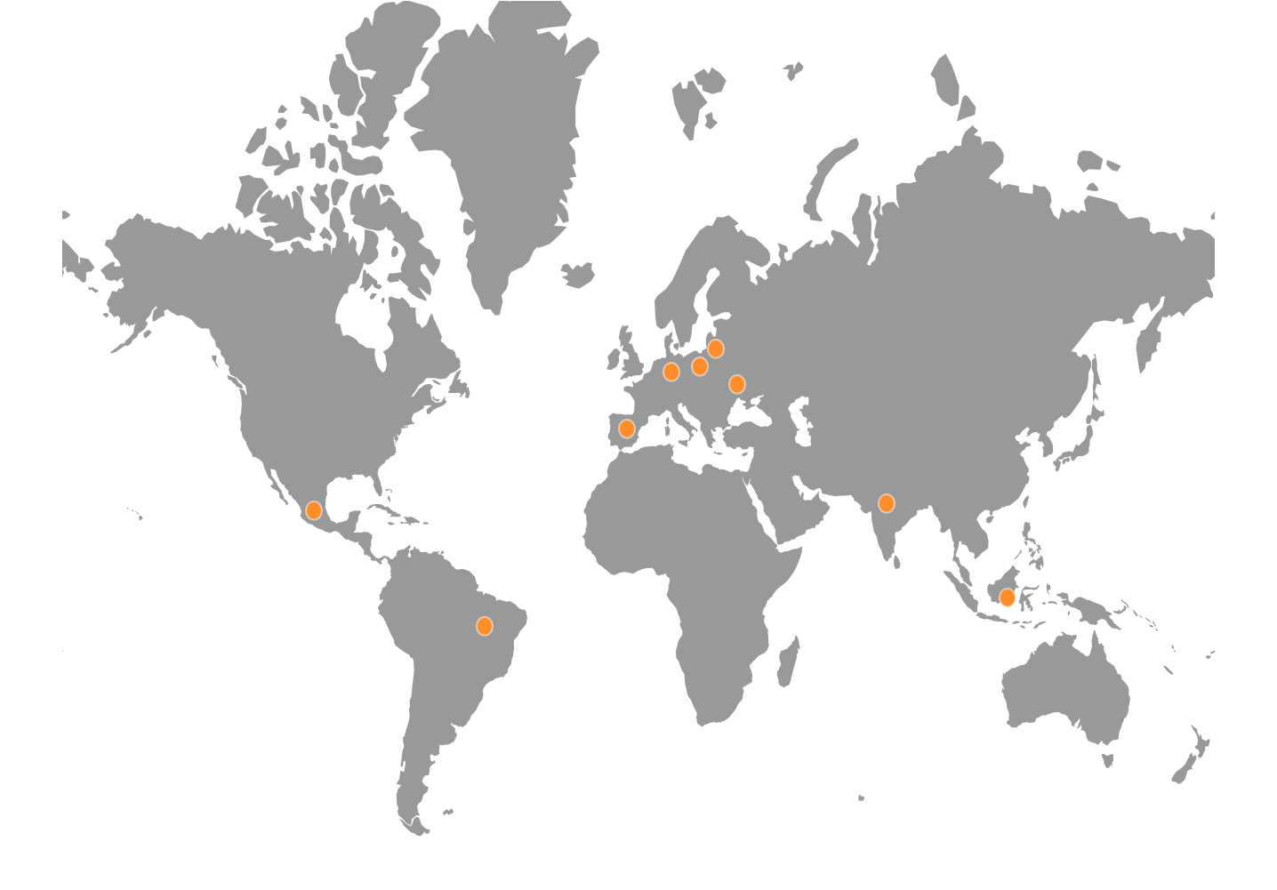 Global presence map